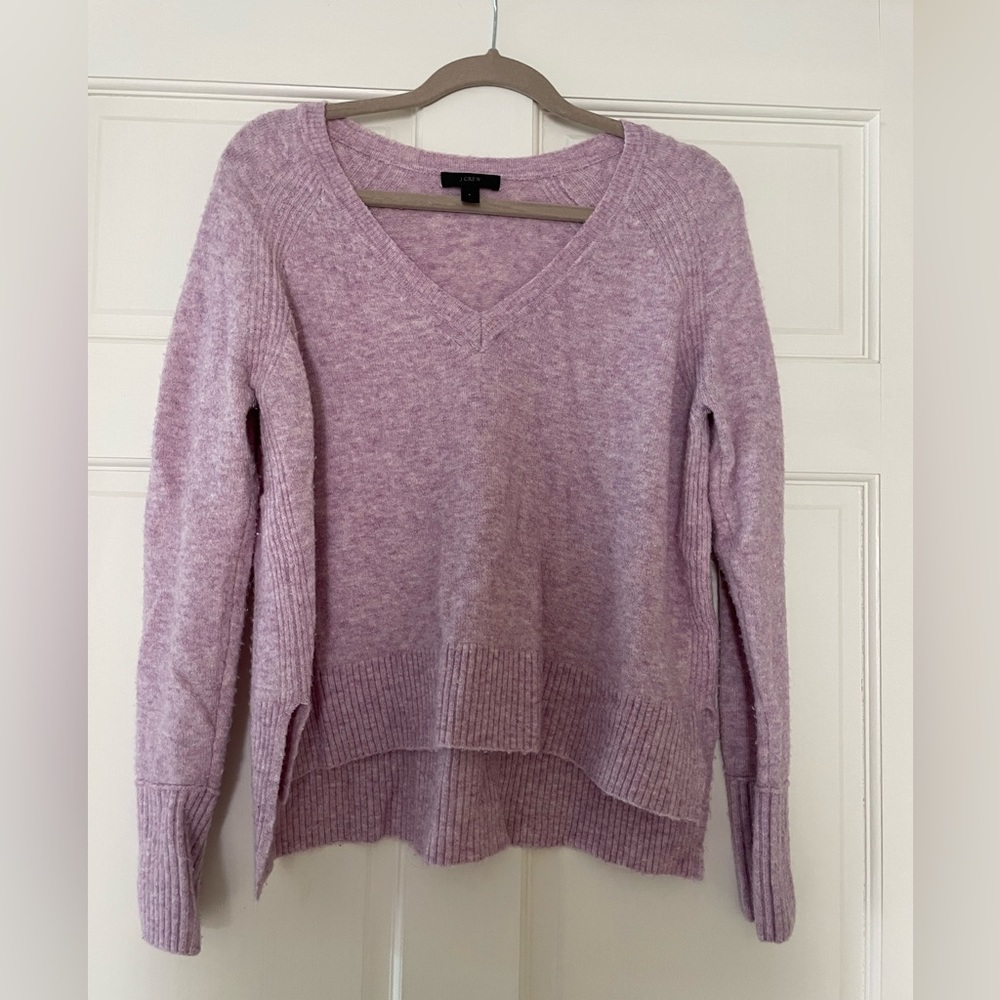 Purple J. Crew sweater